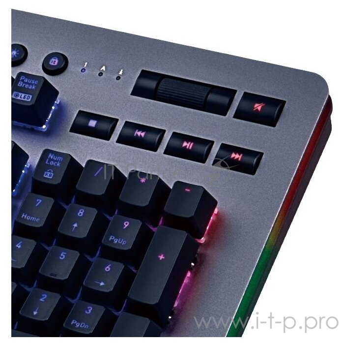 Thermaltake Клавиатура игровая Tt eSPORTS LEVEL 20 Silver.