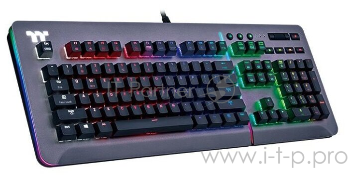 Thermaltake Клавиатура игровая Tt eSPORTS LEVEL 20 Silver.