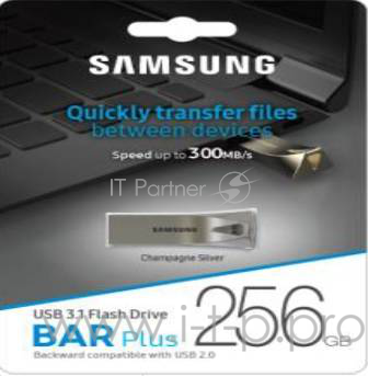 Накопитель USB flash 256ГБ Samsung BAR Plus MUF-256BE3/APC (USB3.1)