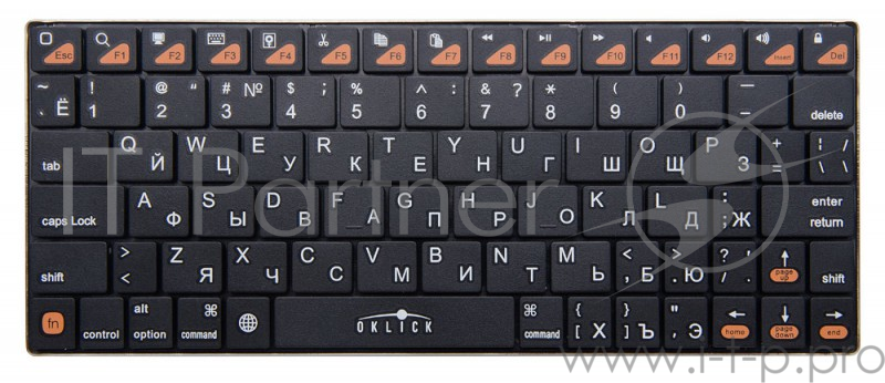Клавиатура Oklick 840S Wireless Bluetooth Keyboard