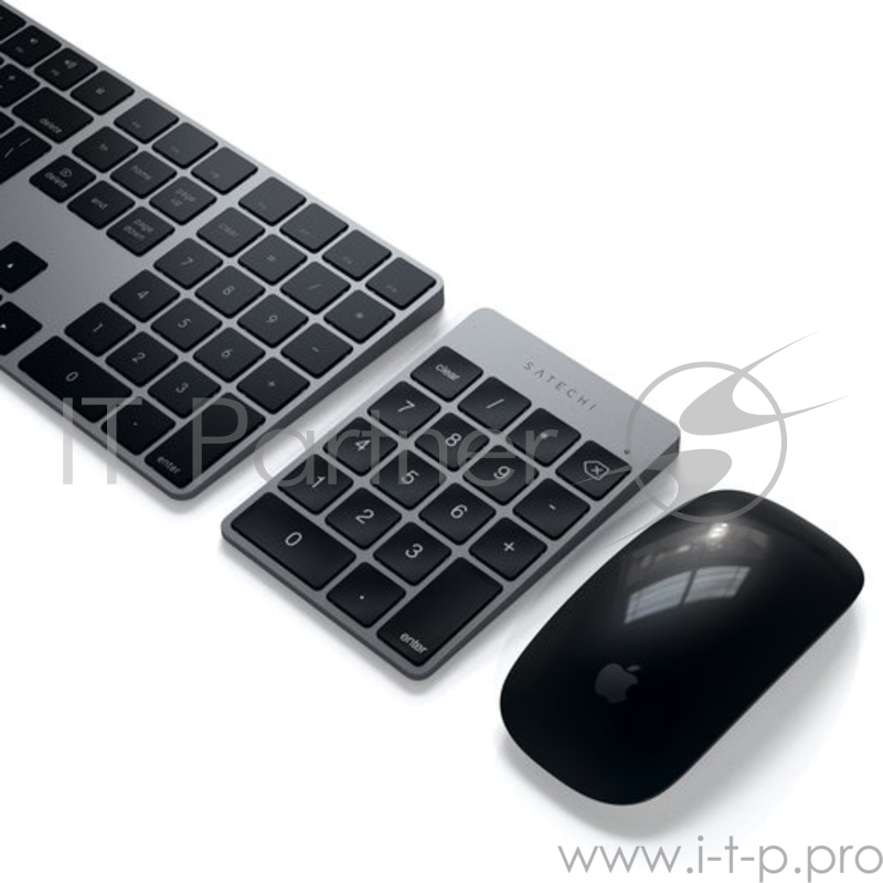 Беспроводной цифровой блок клавиатуры Satechi Aluminum Slim Keypad Numpad. Цвет серый космос.