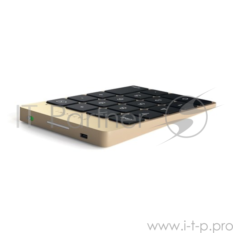 Беспроводной цифровой блок клавиатуры Satechi Aluminum Slim Keypad Numpad. Цвет золотой.