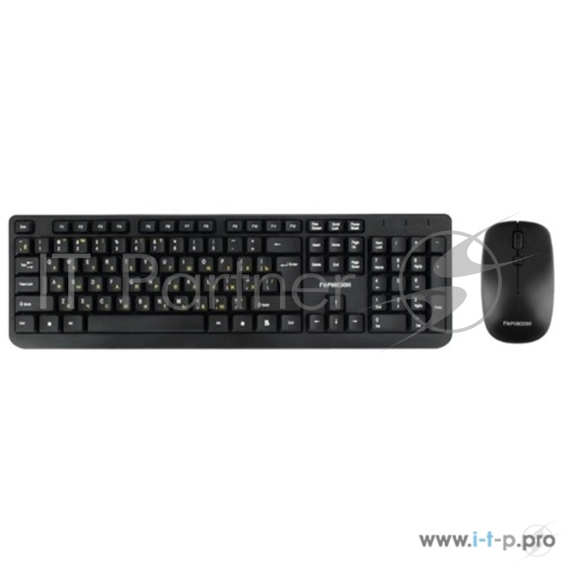 Клавиатура + мышь беспров. Гарнизон GKS-100, черный, 2.4 ГГц, 1000 DPI