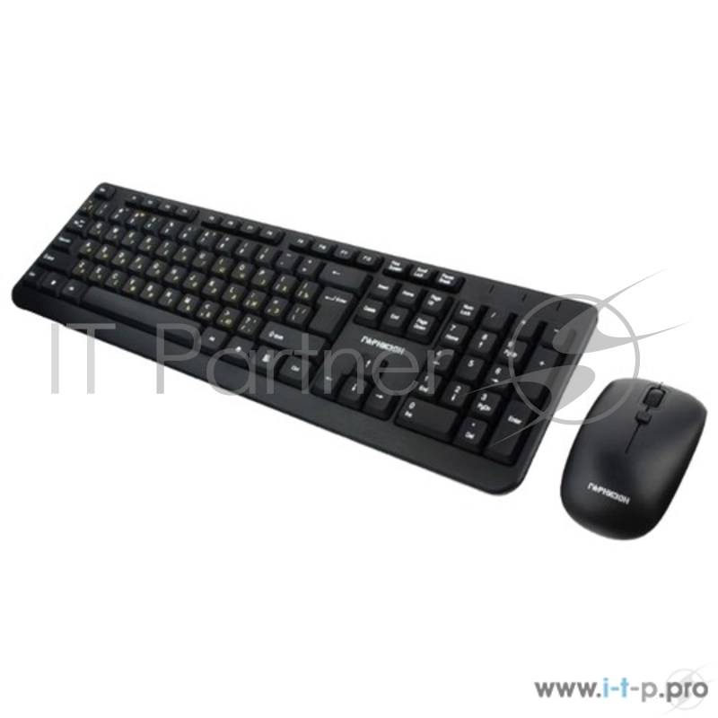 Клавиатура + мышь беспров. Гарнизон GKS-100, черный, 2.4 ГГц, 1000 DPI
