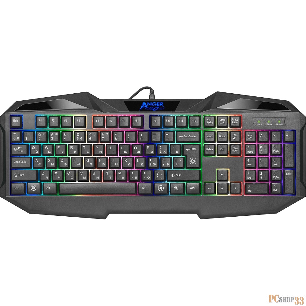 Клавиатура + мышка +PAD DEFENDER ANGER MKP-019 RU 52019