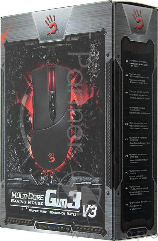 Мышь A4Tech Bloody V3 Gaming USB (Черный)