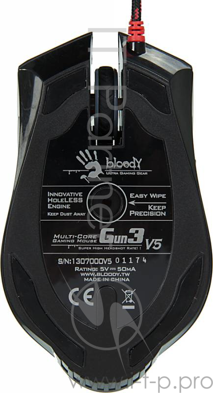 Мышь A4Tech Bloody V5 Gaming USB (Черный)