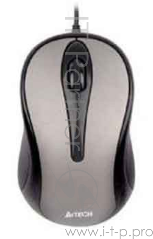 Мышь Проводная A4TECH N-350-1, USB (серый) 2+1 кл-кн, V-Track