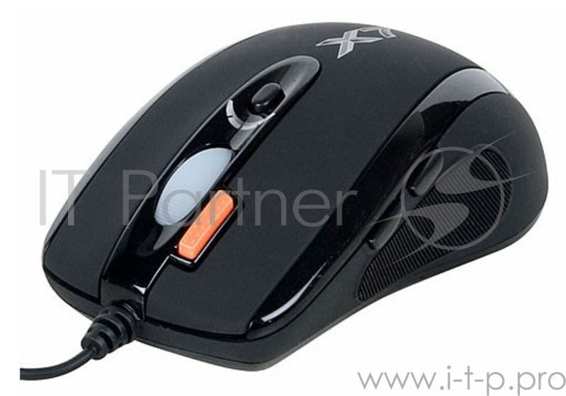 Мышь A4 XL-750MK черный лазерная (3600dpi) USB игровая (6but)