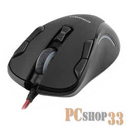 Мышь CROWN Gaming CMXG-804 (9 кнопок, подсветка, 2000DPI, размер 116.5*67*40мм)CM000001352