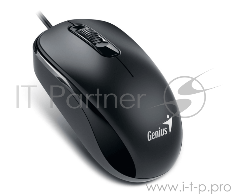 Мышь Genius DX-110 black PS2, G5 (optical 1000dpi, подходит под обе руки)