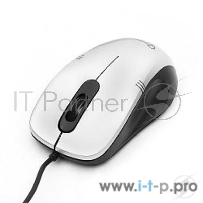 Мышь Gembird MOP-100-S, серый, USB, 1000DPI
