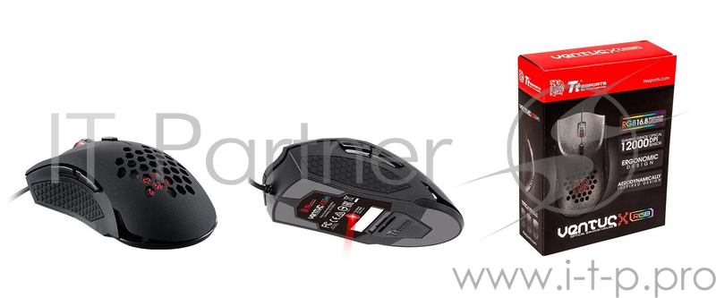 Мышь Tt eSPORTS Ventus X RGB Optical (Black)