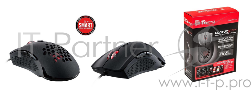 Мышь Tt eSPORTS Ventus X Plus (Black)