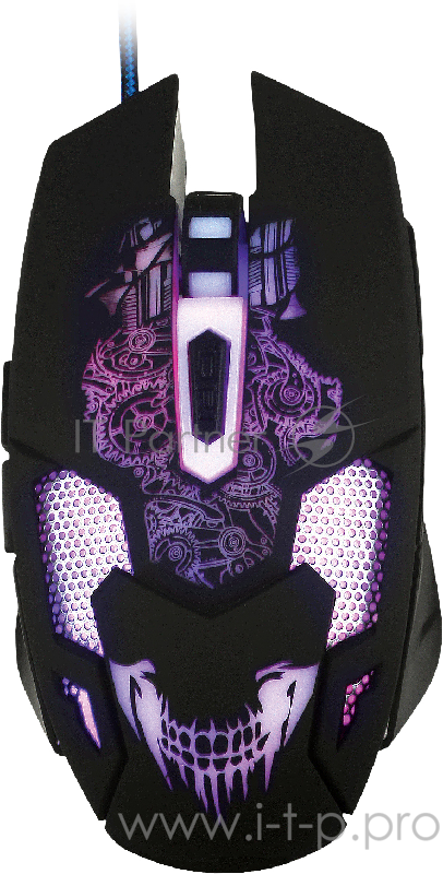 Мышь Qumo Annihilator M04, проводная, оптическая, 1200/1600/2400/3200 dpi