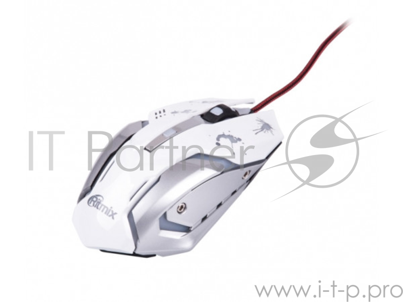 Мышь проводная RITMIX ROM-360 White