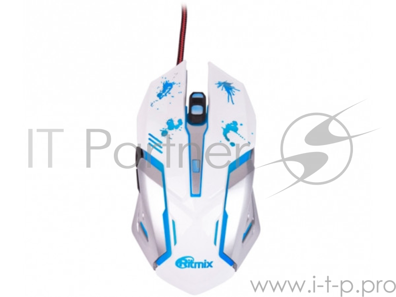 Мышь проводная RITMIX ROM-360 White