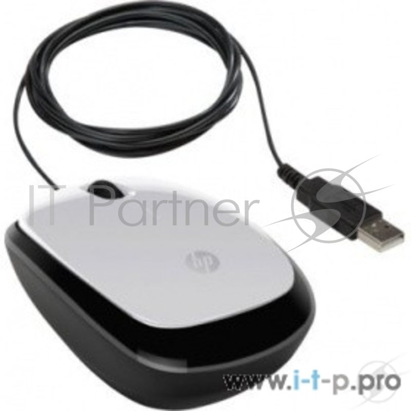 мышь HP X1200 Wired Pike Silver Mouse