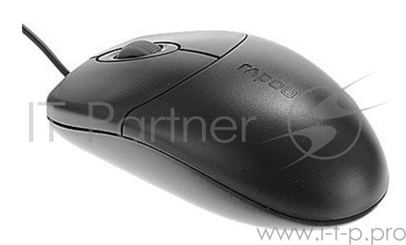 Мышь Rapoo N1020 черный оптическая (1000dpi) USB2.0 (2but)
