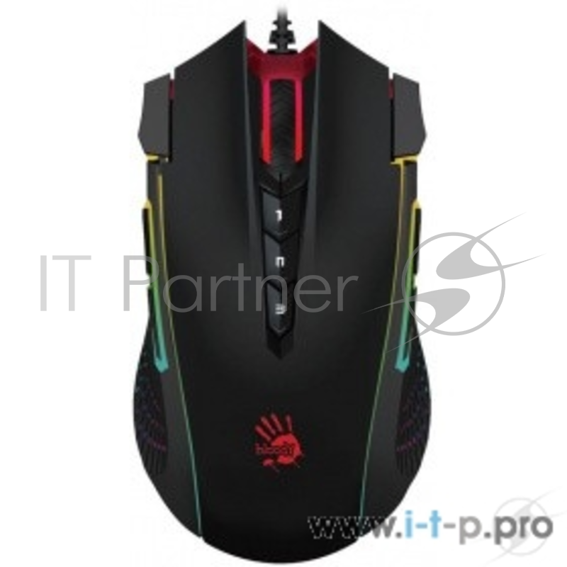 Мышь игровая A4Tech Bloody J90 / USB Gaming / 100-5000 dpi / Wired / Металлические ножки / Black