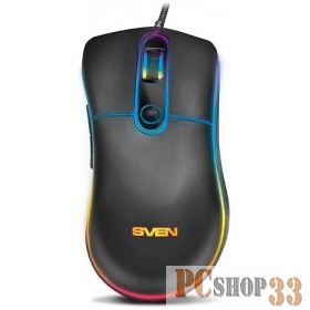 Игровая мышь SVEN RX-G940 USB (5+1кл. 600-6000 DPI, SoftTouch, подсветка, игров. упак) Игровая мышь SVEN RX-G940 USB (5+1кл. 600-6000 DPI, SoftTouch, подсветка, игров. упак)