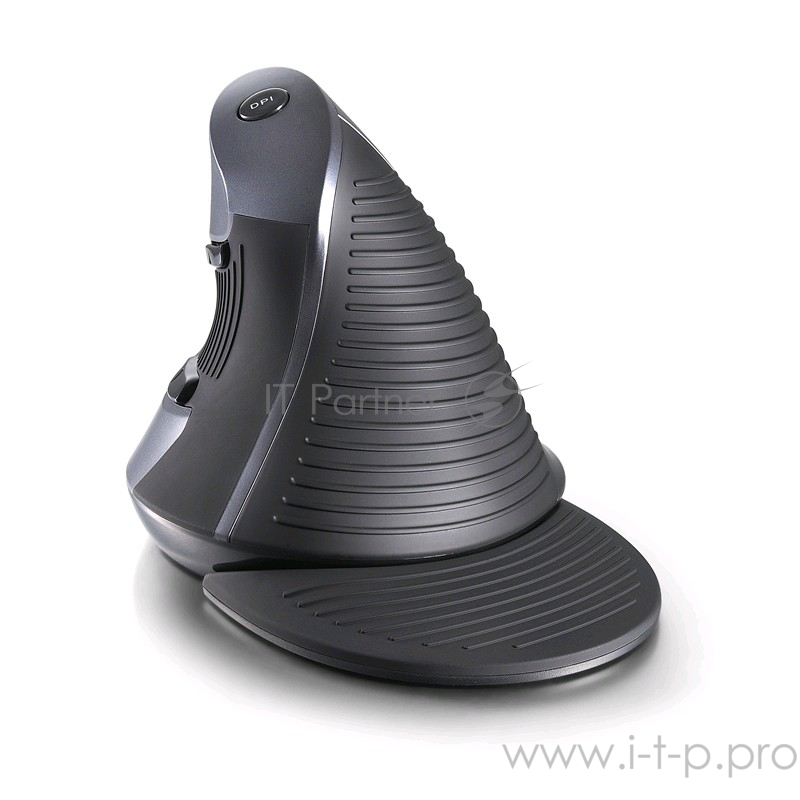 Мышь вертикальная Delux KM-618BU / USB / 800-2400 dpi