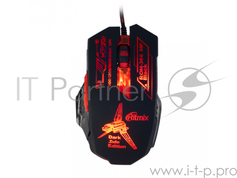 Мышь RITMIX ROM-366MP Black