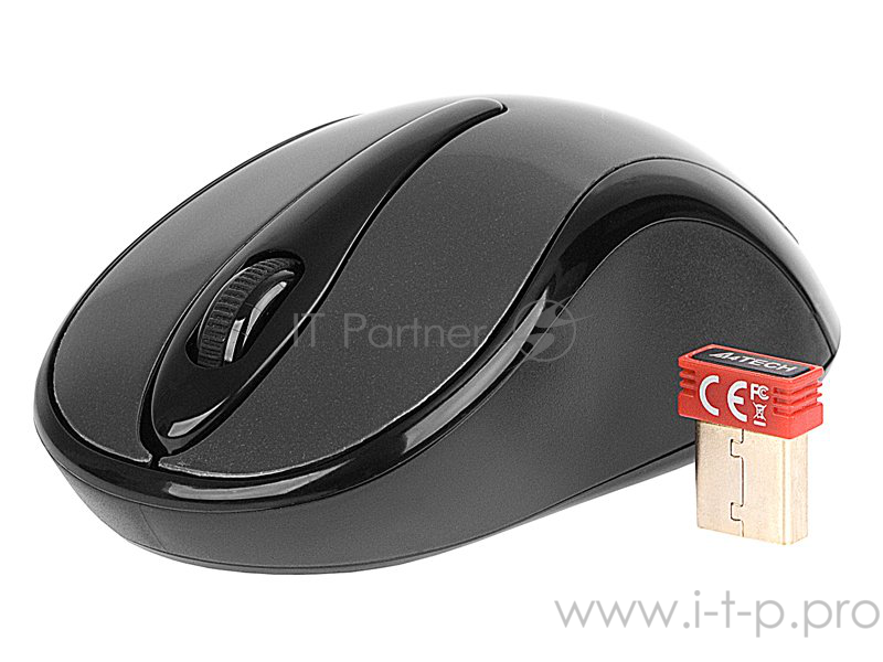 Мышь Беспроводная A4TECH W G7-360N-1, USB (серый) Nano 2.4 ГГц, 3 кн, V-Track