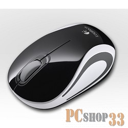 Мышь (910-002736) Logitech Wireless Mini Mouse M187, Black
