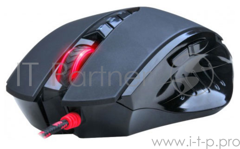 Мышь Mouse A4 Bloody V8 black optical (3200dpi) USB Gaming (7but)