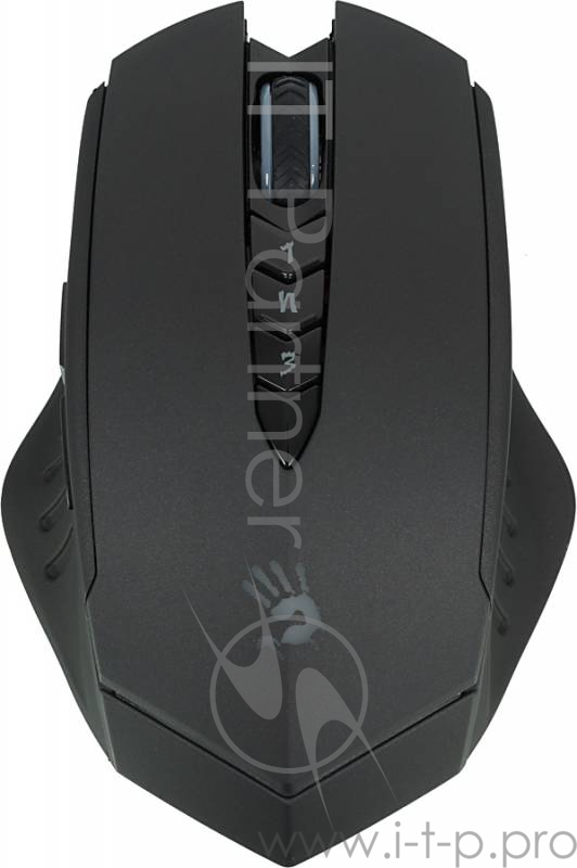 Мышь A4 Bloody R8-1/R80 черный оптическая (4000dpi) беспроводная USB игровая (7but)