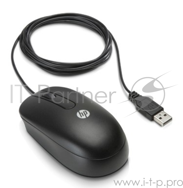 Мышь HP H4B81AA черный оптическая (1000dpi) USB