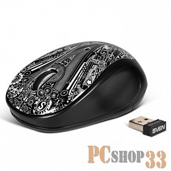 Мышь SVEN RX-360 Art Wireless (RTL) USB 2btn+Roll