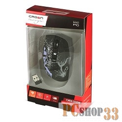 Мышь CROWN CMM-930W CMM-930W{беспроводная, оптическая,1000dpi, USB, 4 кн-ки}