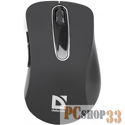 Мышь Defender Datum MM-075 Black {беспроводная оптическая мышь, 1000 dpi, 2 + колесо-кн. + кн. смены разрешения+ кн. вкл./выкл. питания,USB, совместимсть с Windows 2000/XP/Vista/7/8, Mac OS X 10} 52075