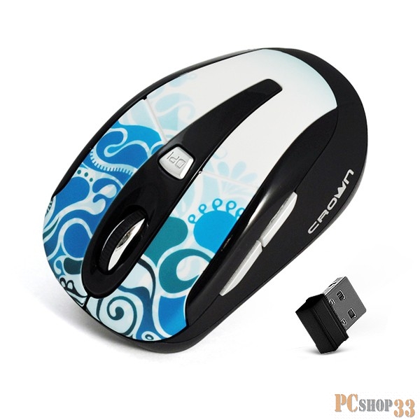 Беспроводная мышь CROWN CMM-927W (blue)