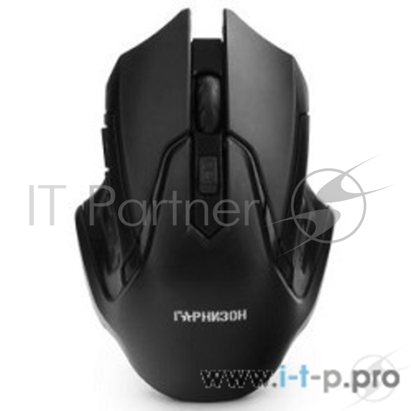 Мышь беспров. Гарнизон GMW-425, чип X2, черный, 1600 DPI, 3 кн.+ колесо-кнопка, блистер