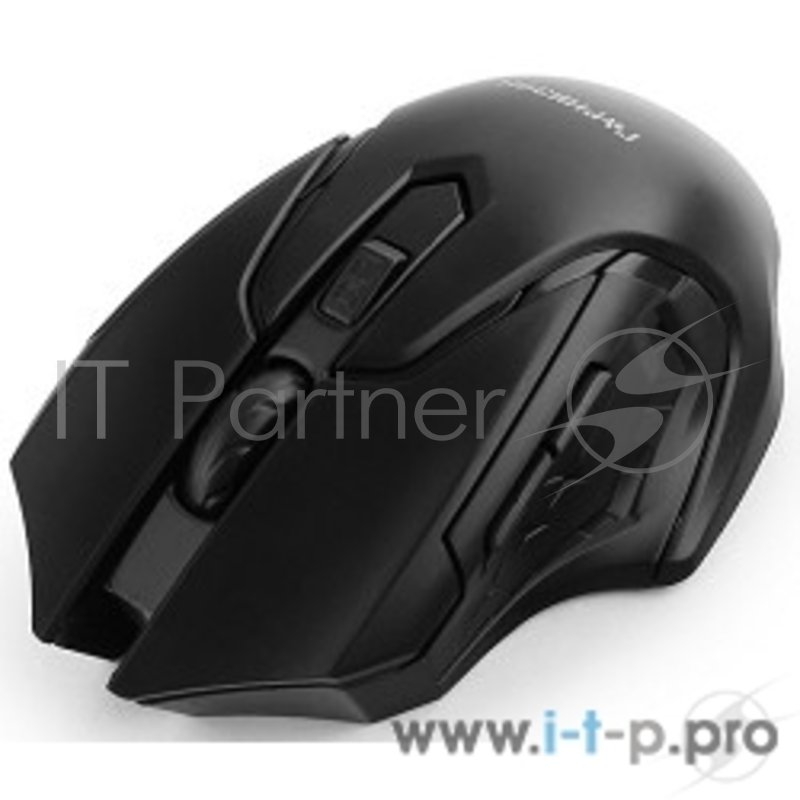 Мышь беспров. Гарнизон GMW-425, чип X2, черный, 1600 DPI, 3 кн.+ колесо-кнопка, блистер