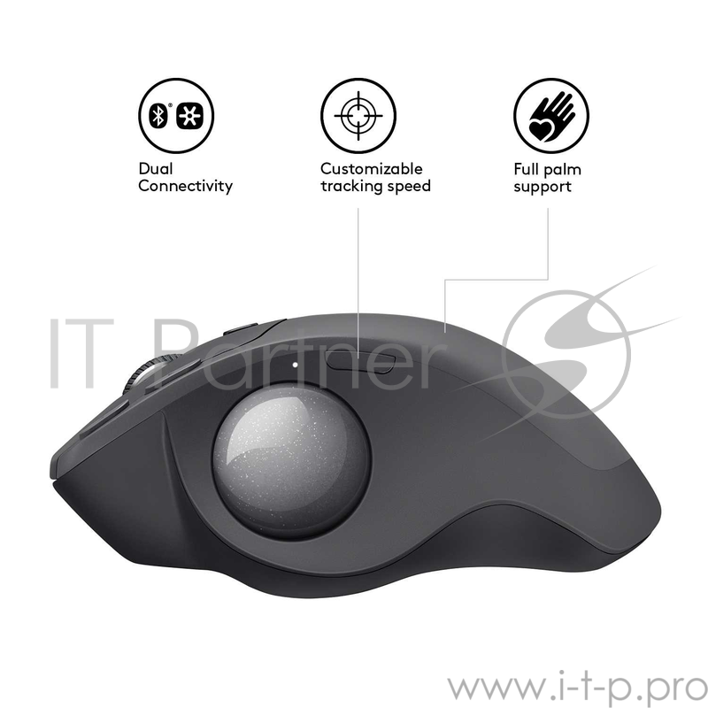 Мышь Logitech трекбол беспроводной MX Ergo