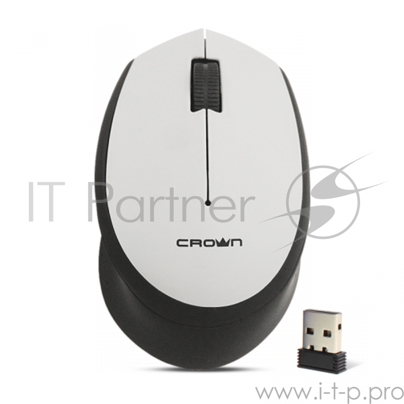 Беспроводная мышь CROWN CMM-937W black/grey