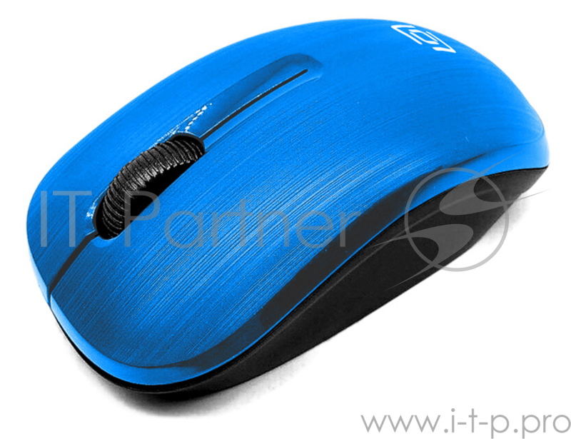 Мышь Oklick 525MW голубой оптическая (1000dpi) беспроводная USB (2but)