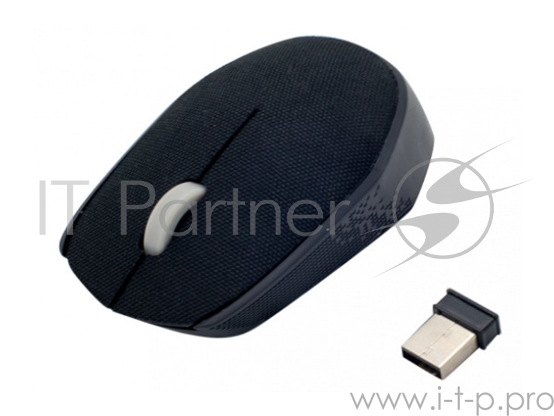 Мышь беспроводная RITMIX RMW-611 Black fabric, тканевая поверхность, 1200dpi
