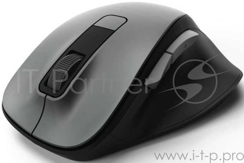 Мышь Hama MW-500 серый оптическая (1600dpi) беспроводная USB для ноутбука (6but)