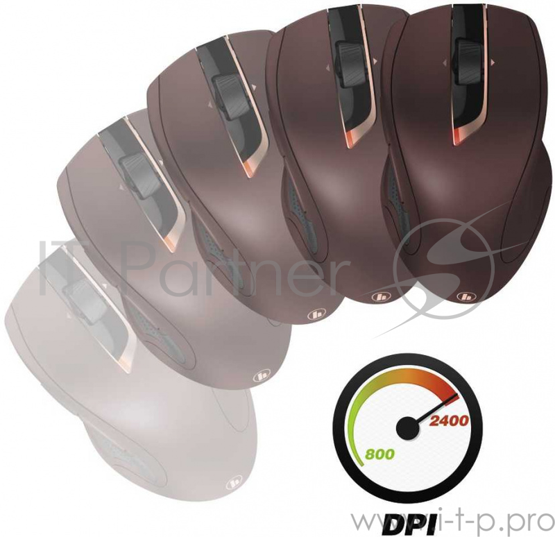 Мышь Hama MW-900 бордовый лазерная (2400dpi) беспроводная USB для ноутбука (7but)