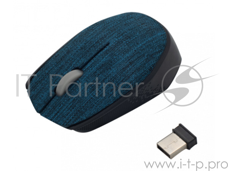 Мышь беспроводная RITMIX RMW-611 Blue fabric
