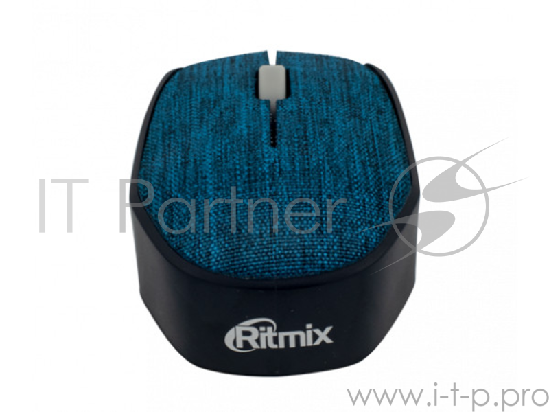 Мышь беспроводная RITMIX RMW-611 Blue fabric