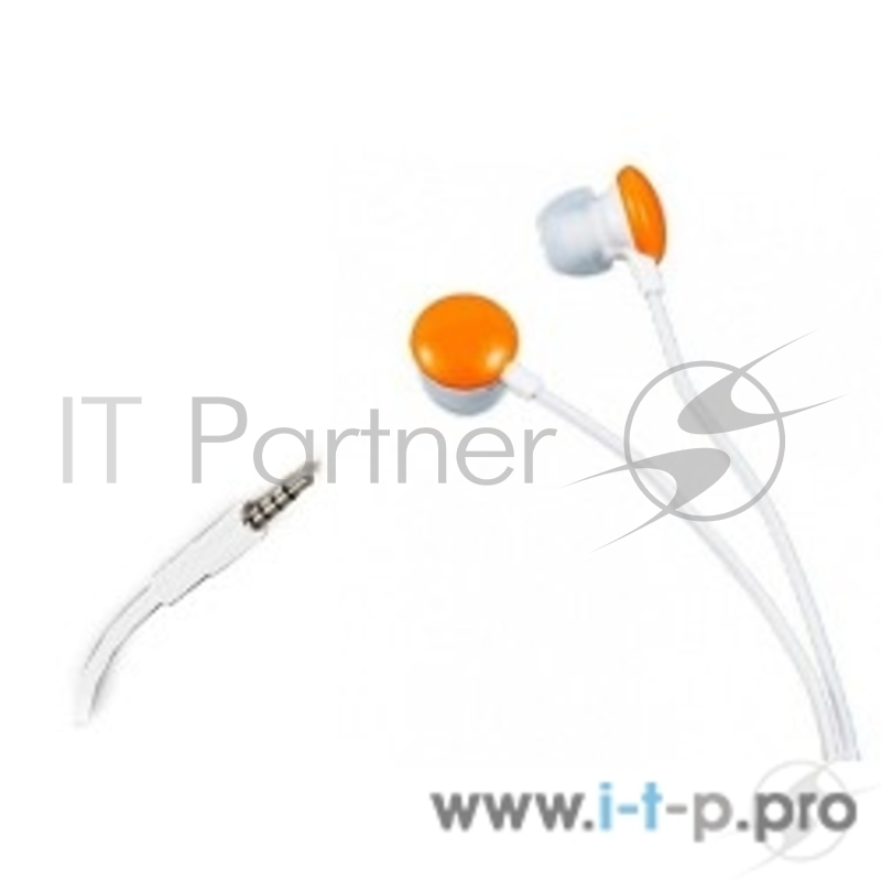 Наушники Perfeo внутриканальные CANDY оранжевые PF-CAN-ORG