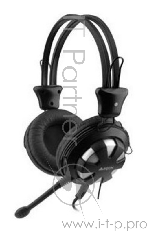Наушники A4Tech HS-28, Grey/Black {Гарнитура стерео}