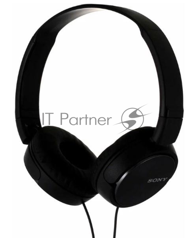 Наушники Sony MDR-ZX310APB Новые накладные наушники с гарнитурой для смартфонов и складной конструкцией, черный цвет 30 мм , 1,2 м, 24 Ом, 10 - 24 000 Гц