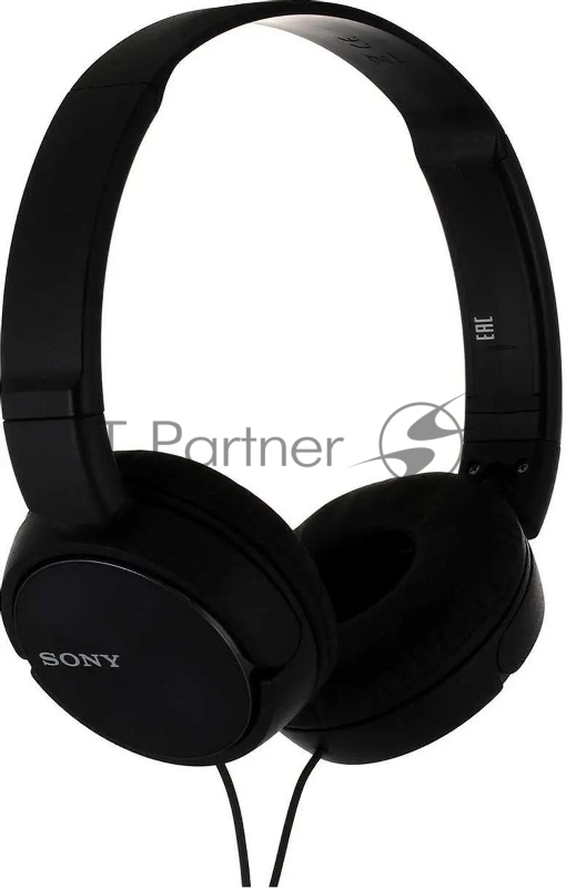 Наушники Sony MDR-ZX310APB Новые накладные наушники с гарнитурой для смартфонов и складной конструкцией, черный цвет 30 мм , 1,2 м, 24 Ом, 10 - 24 000 Гц